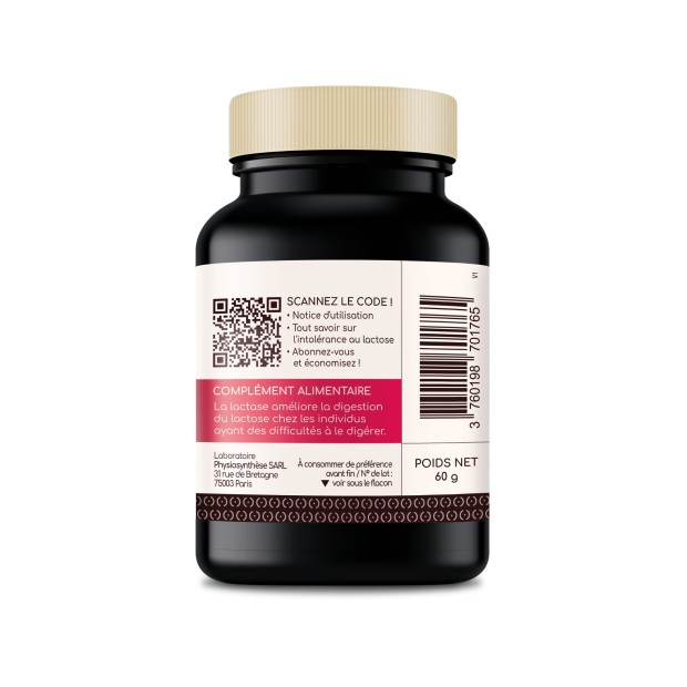 LACTOLERANCE 4500 - Éco-recharge de 240 gélules de lactase