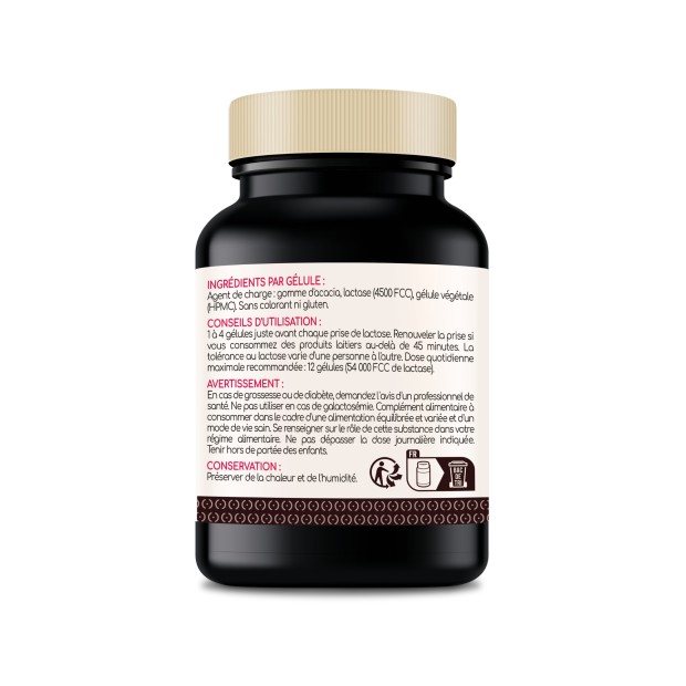LACTOLERANCE 4500 - Pack de 480 gélules de lactase