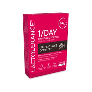 LACTOLERANCE 1/DAY - 1 mois - 30 gélules