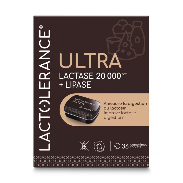 Lactolérance Ultra Lactase + Lipase