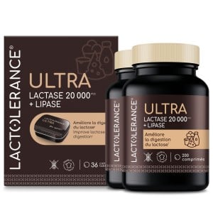 Lactolérance Ultra Lactase + Lipase 436 comprimés