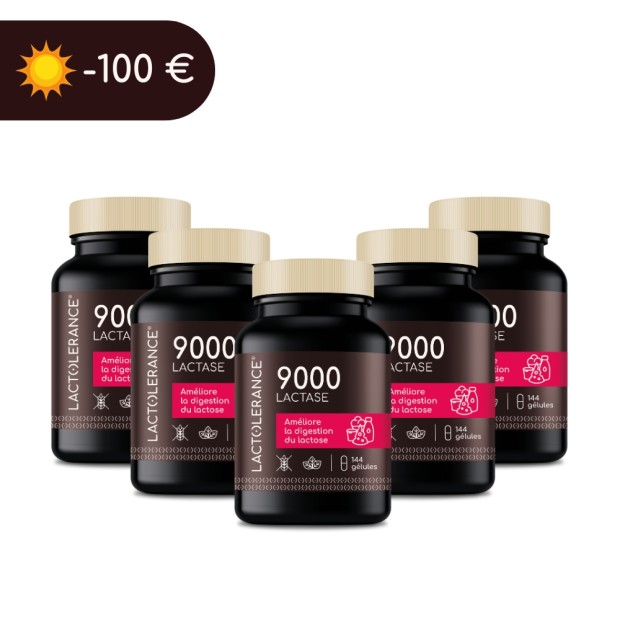 LACTOLERANCE 9000 - Pack de 720 gélules de lactase