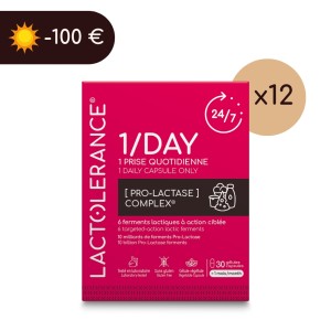 LACTOLERANCE 1/DAY - 12 mois - 360 gélules