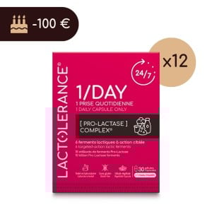 LACTOLERANCE 1/DAY - 12 mois - 360 gélules