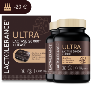 LACTOLERANCE ULTRA - 436 lactase + lipase tablets