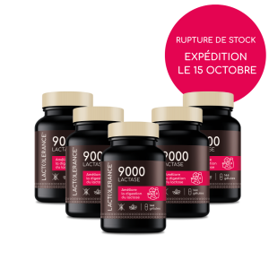 LACTOLERANCE 9000 - Envase de 720 cápsulas de lactasa