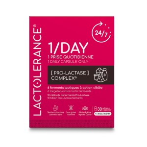 LACTOLERANCE 1/DAY - 1 month - 30 capsules