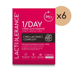 LACTOLERANCE 1/DAY - 6 months - 180 capsules