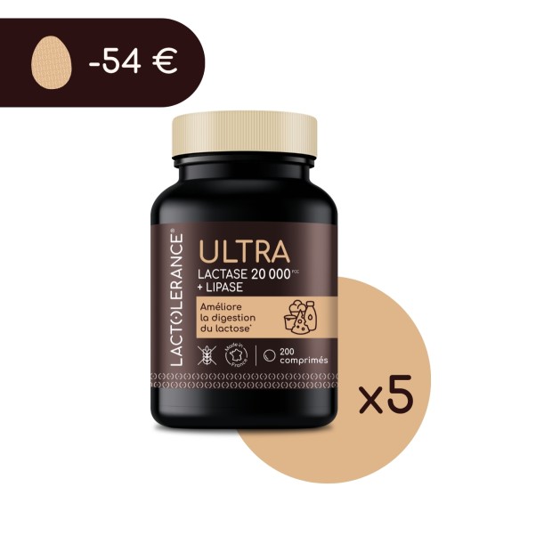 LACTOLERANCE ULTRA - 1000 Tabletten Laktase + Lipase