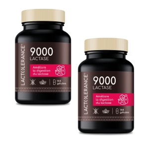 LACTOLERANCE 9000 – Pack of 288 lactase capsules
