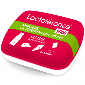 Lactolérance 9000 - Pill box - 36 lactase capsules