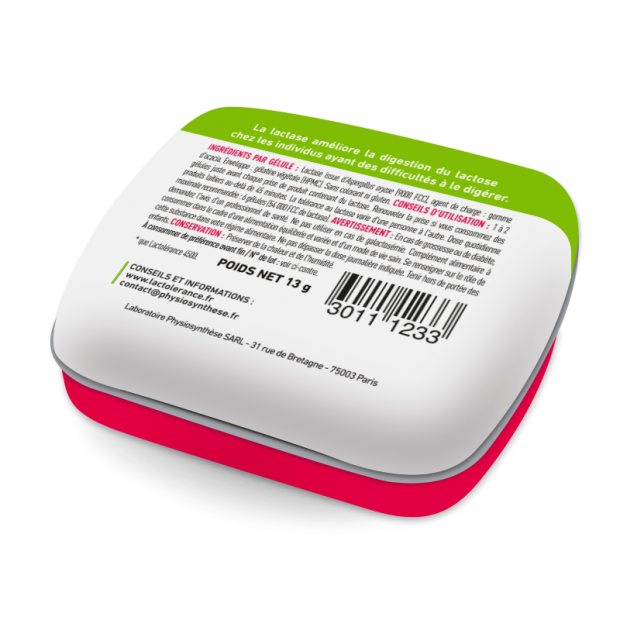 Lactolerance 9000 - 1 Pill Box + 1 refill. 180 capsules of lactase