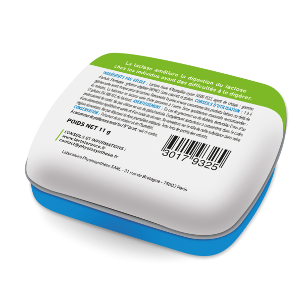 Lactolerance 4500 - Pill Box - 60 capsules of lactase