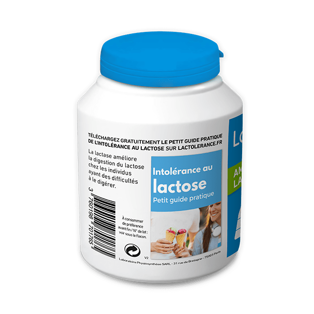 Lactolérance 4500 - Eco-formato - 240 cápsulas de lactasa