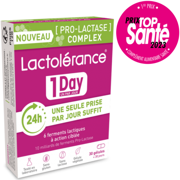 Lactolérance 1day - 30 gélules