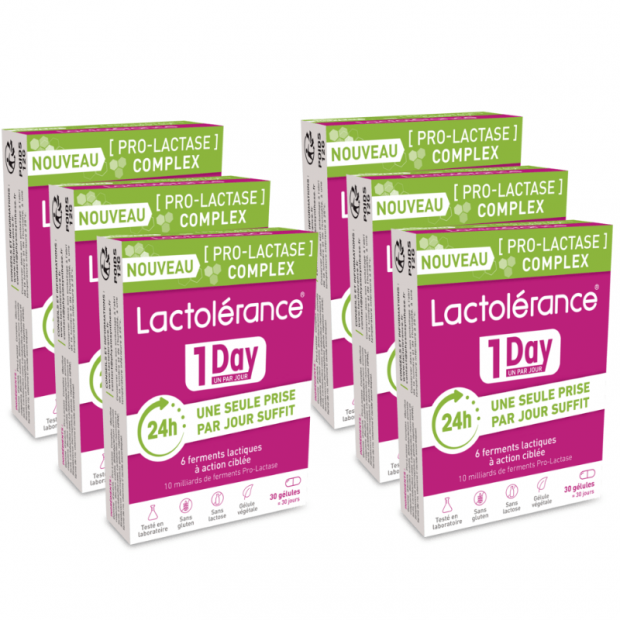 Lactolérance 1Day - 6 months - 180 capsules