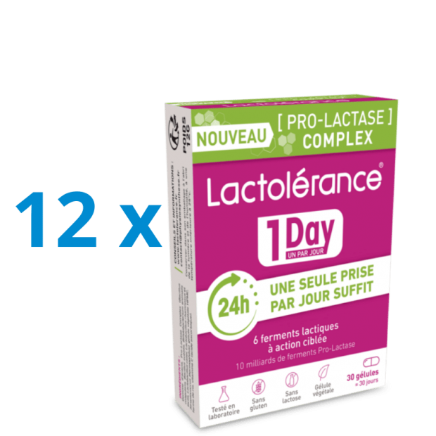 Laktoseintoleranz 1Day - 12 Monate - 360 Kapseln