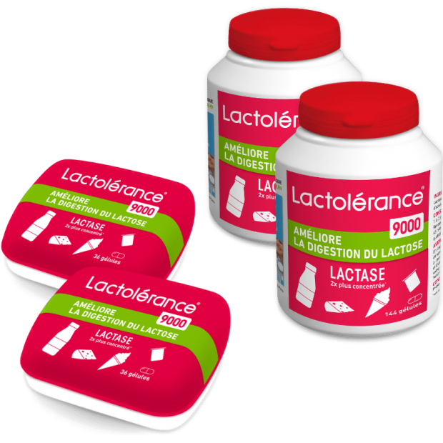 Laktolérance 9000 - 2 Pillen + 2 Öko-Nachfüllpackungen