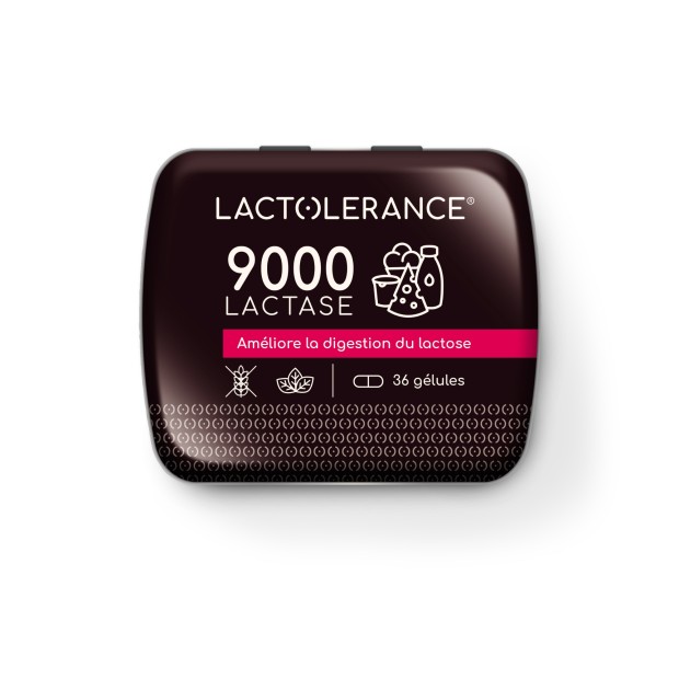 Pilulier de LACTOLERANCE 9000 vue du dessus