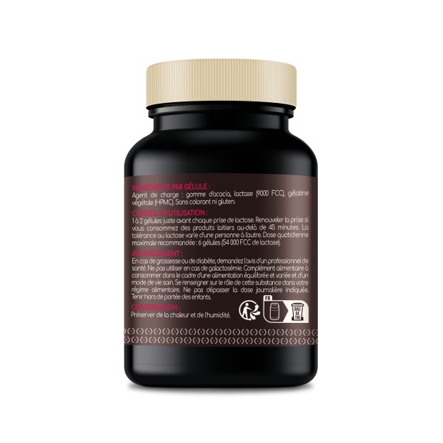 LACTOLERANCE 9000 - Pack de 180 gélules de lactase