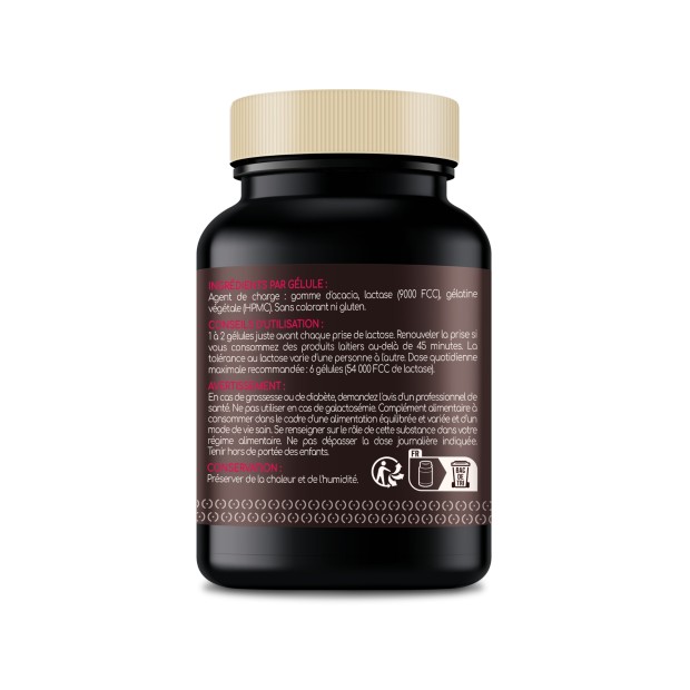 LACTOLERANCE 9000 - Pack de 360 gélules de lactase