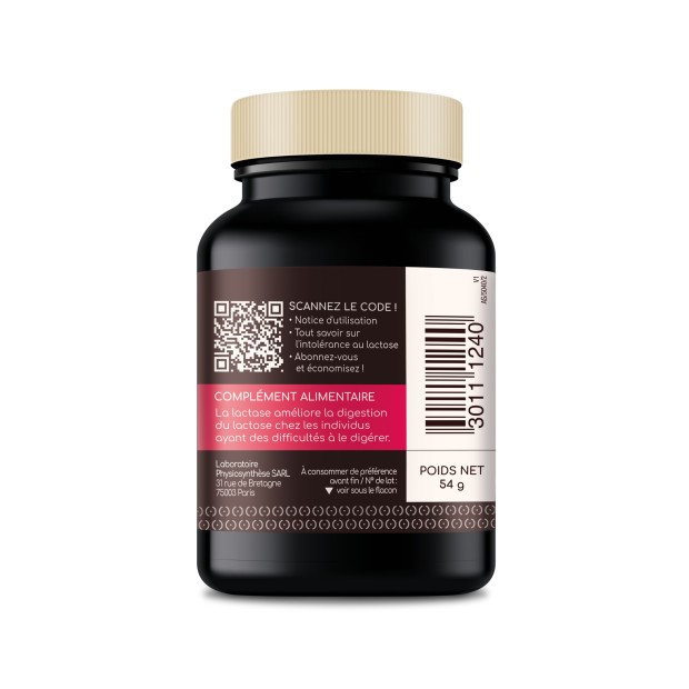 LACTOLERANCE 9000 - Pack de 360 gélules de lactase