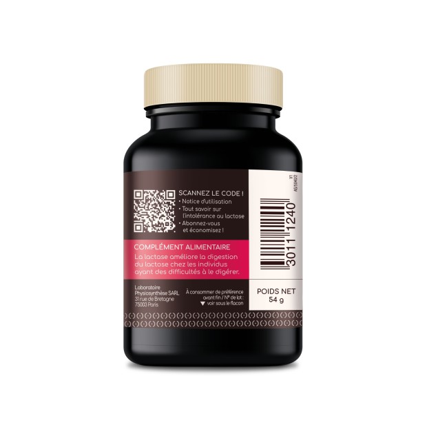 LACTOLERANCE 9000 - Pack de 720 gélules de lactase