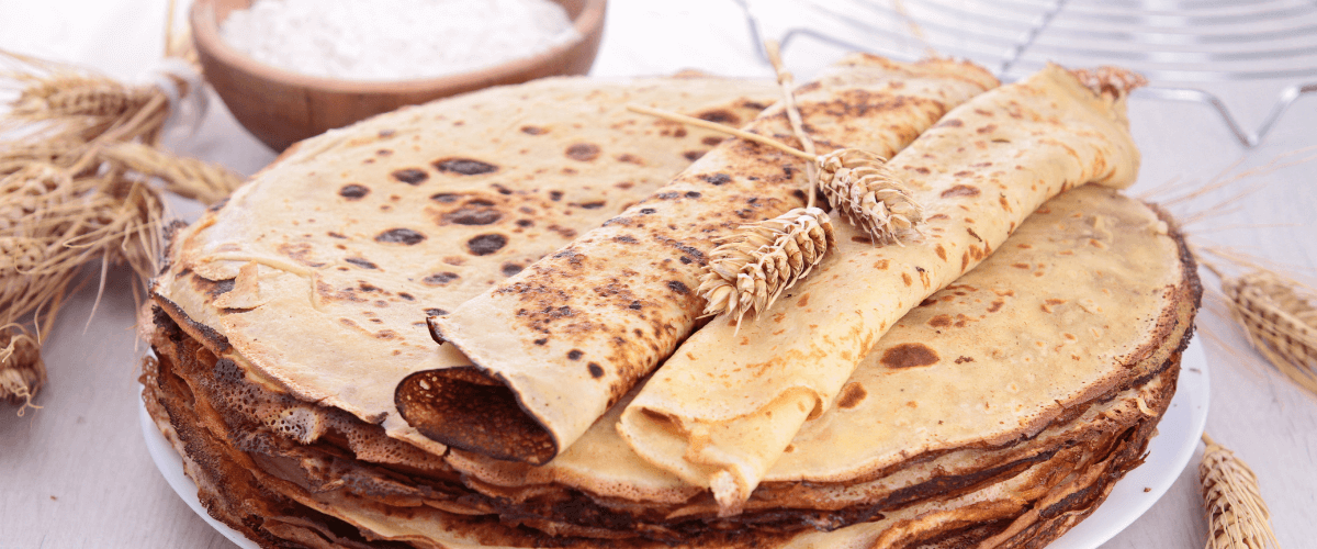 Crêpes sans lactose