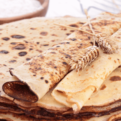 Crêpes sans lactose