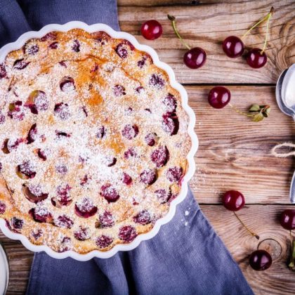 Clafoutis aux cerises sans lactose, recette grand-mère