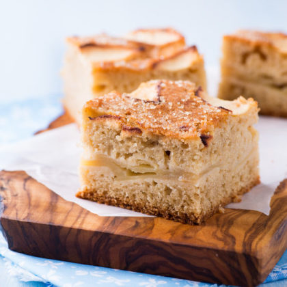 Gâteau pommes poires amandes sans lactose