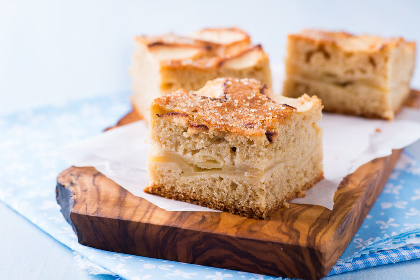 Gâteau pommes poires amandes sans lactose