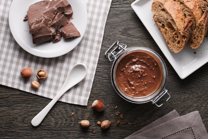 Pâte à tartiner chocolat-noisettes sans lactose