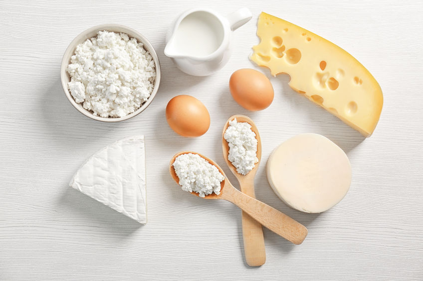 Teneur en lactose des principaux produits laitiers