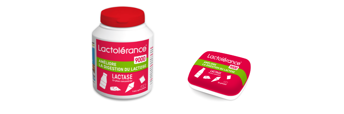 Visuals of Lactolérance 9000 food supplements