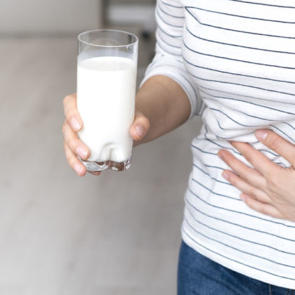 Bloating and lactose intolerance