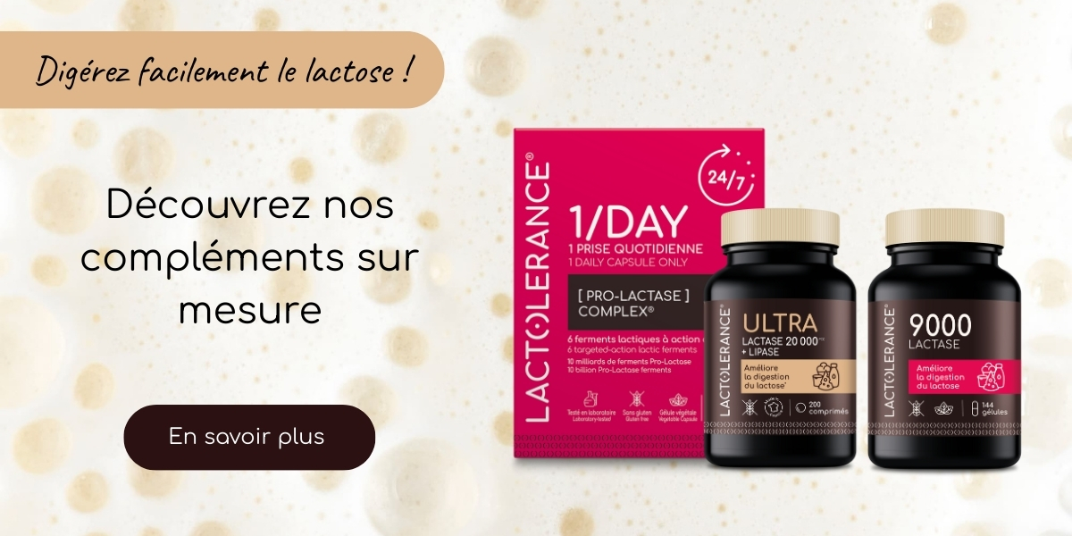 Digérez facilement le lactose § (1)