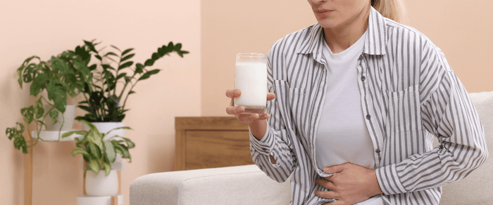 Les symptômes de l’intolérance au lactose