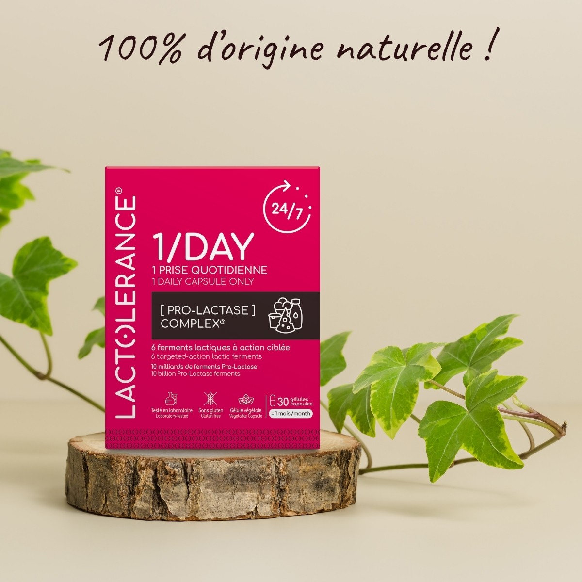 LACTOLERANCE 1/DAY - 12 mois - 360 gélules